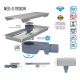 Κανάλι Ντουζιέρας Σιφών Duscheline Neo-S Vision Inox 12x30 cm με Πλευρική Έξοδο 40Φ Αναστρεφόμενη Κανάλι Ντουζιέρας Σιφών Duscheline Neo-S Vision Inox 12x30 cm με Πλευρική Έξοδο 40Φ Αναστρεφόμενη